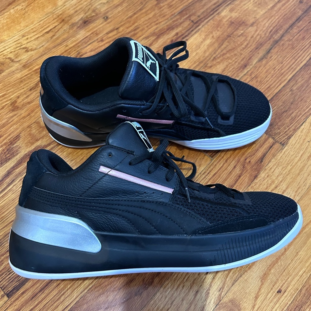 PUMA Mens Clyde Hardwood Metallic  Sz M10